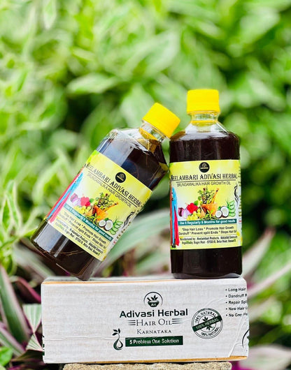 KARNATAKA HAKKI PIKKI NEELAMBARI HERBAL HAIR OIL